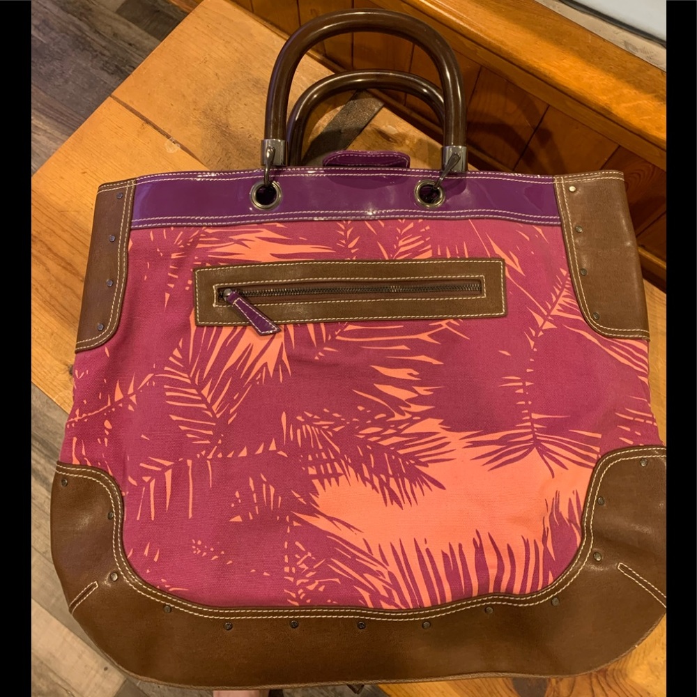 Prouenza Schouler for Target tote with palm tree